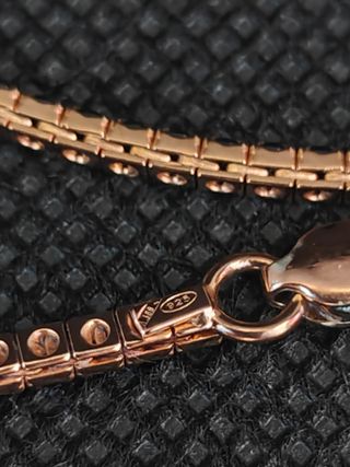 Pulsera plata 925 baño bronce 051-05-00607