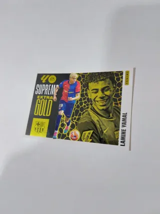 CROMO - Lamine Yamal Supreme Extra Gold 2025-2026