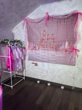 Fiestas spa party para niñas.