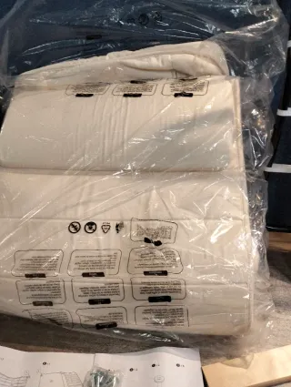 SONGMICS Silla Mecedora con Apoyabrazos de Madera