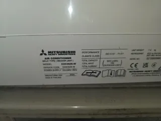 Aire Acondicionado Mitsubishi DXK09Z6-W Sin gas