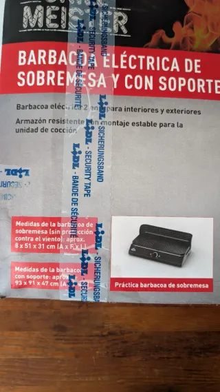 Barbacoa Eléctrica Grill Meister 2400W