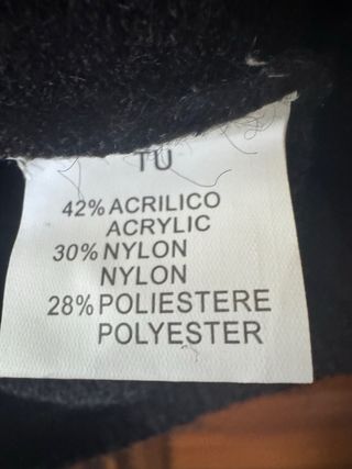 Jersey FLEX moda cuello alto negro