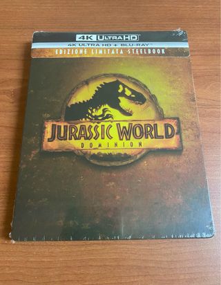 Películas Jurassic Park & World Steelbook 4K Leer