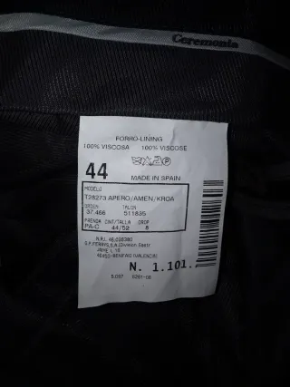 Traje de boda hombre marrón/negro