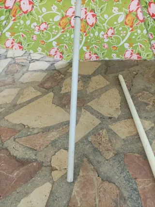 Sombrilla de playa/piscina floral