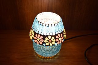 Candeeiro elétrico de vidro