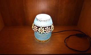 Candeeiro elétrico de vidro