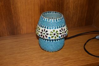 Candeeiro elétrico de vidro