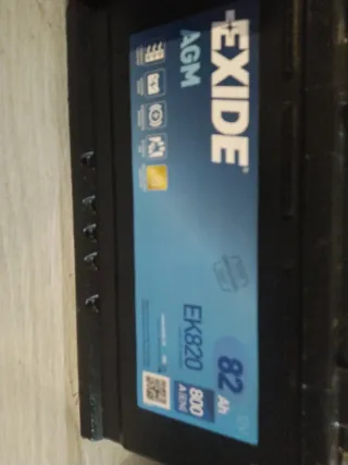 Batería Exide AGM EK820 82Ah 800A