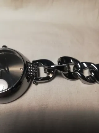 Orologio da polso donna nero/acciaio