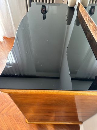 Cassettiera vintage con specchio