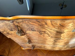 Cassettiera vintage con specchio