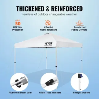 Carpa Vevor Blanca y Verde