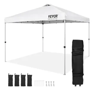 Carpa Vevor Blanca y Verde