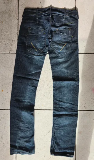Pantalones vaqueros Fornarina azul marino
