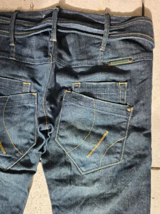 Pantalones vaqueros Fornarina azul marino