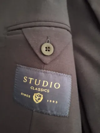 Traje de vestir azul marino hombre