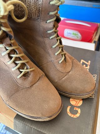 Botín Tino Gonzalez Tacón Marrón