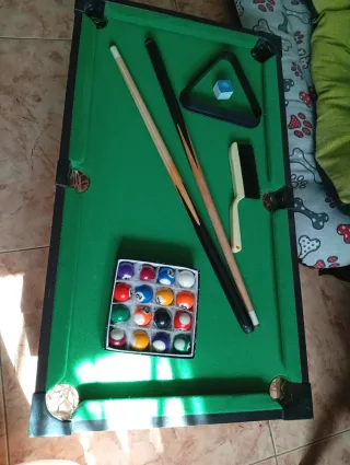 Mini tavolo da biliardo con accessori