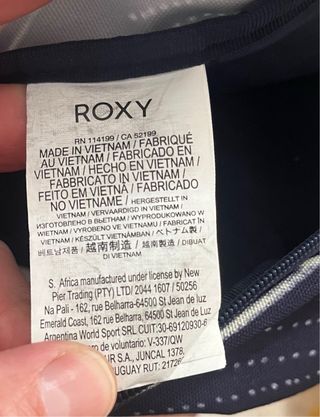 Mochila Roxy Clásica Azul y Rosa