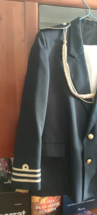 Traje de comunión azul marino