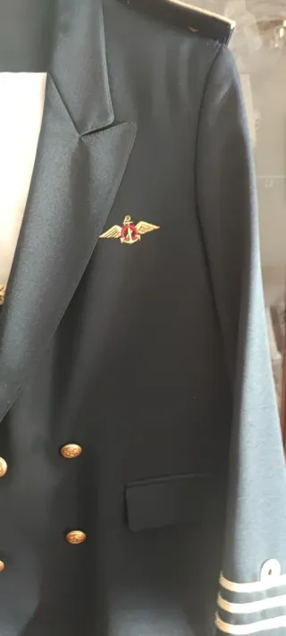 Traje de comunión azul marino
