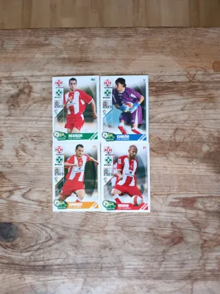 Cromos Liga 07-08 U.D. Almería (4 cromos)