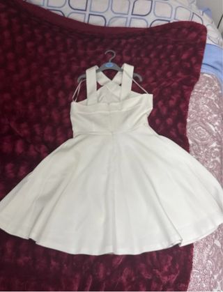 Vestido Green Coast blanco puesto una vez