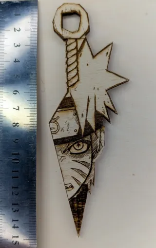 2 Segnalibri Naruto in Legno