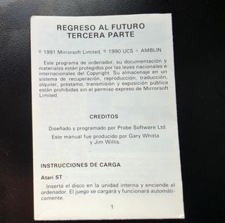 Regreso al Futuro III C64 Edición Española ERBE