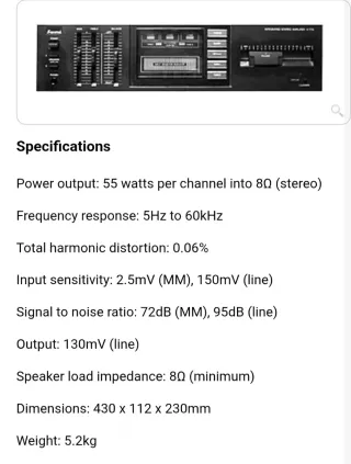 Amplificador Sansui A-770