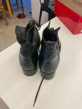 Botas de piel Cotelac verdes