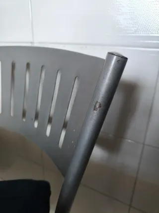 1 Silla Cocina Madera y Metal