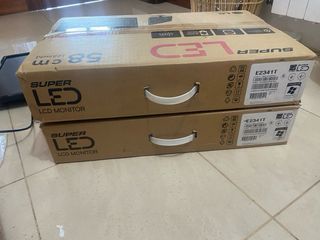 2 Monitores LG y 1 Paskart se an usado 2 horas