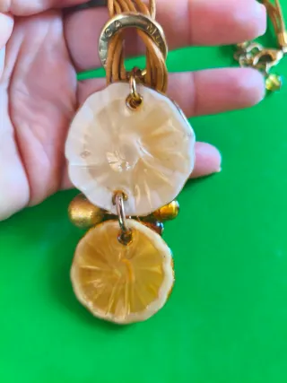 Collana Antica Murrina Beige e Oro