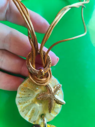 Collana Antica Murrina Beige e Oro