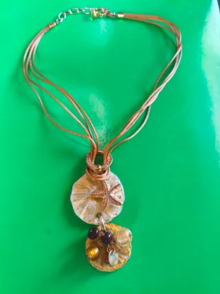 Collana Antica Murrina Beige e Oro