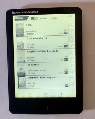 EBOOK INVES 660LT PANTALLA 6" RETROILUMINADA