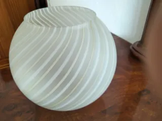 Globus làmpada vidre / Globo lámpara cristal