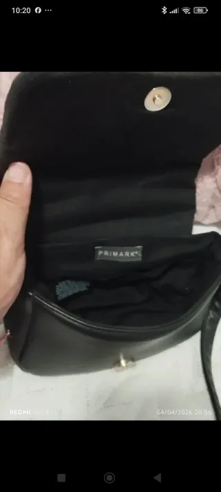 Bolso de hombro tejido negro