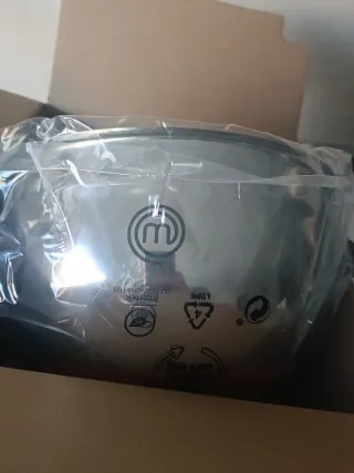 MasterChef Ciotola Acciaio Inox con Coperchio Ross