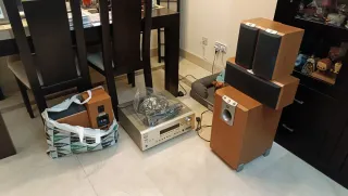 Amplificador Home Cinema Onkyo TX-SR601E + JBL