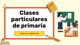 Clases particulares de primaria
