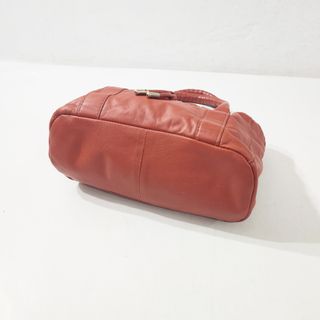 Liu.Jo/ Bolso Boston de cuero genuino marrón teja