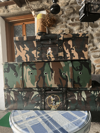 Transportín pájaro camuflaje