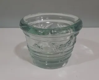 Lote 21 piezas cristal jarrones transparentes