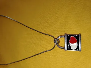 Collana Argento 925 Cuori Rossi e Bianchi