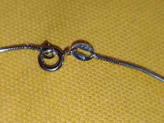 Collana Argento 925 Cuori Rossi e Bianchi