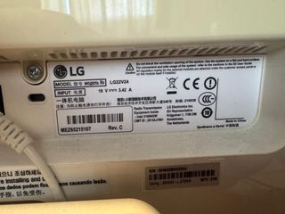 Ordenador LG All in One Beige/Blanco